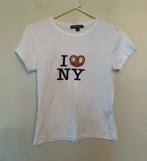 Women’s Junior Harper & Ivy I Love New York shirt M thumbnail 1