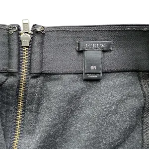 💎 J CREW Pant Womens Sz 6 Grey Stretch Classic Heritage Preppy thumbnail 3