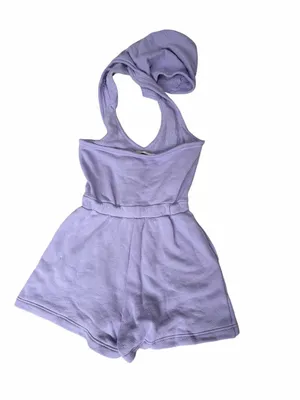 Free People Halter Hooded Romper size small, NWT thumbnail 4