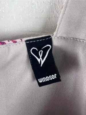 WINDSOR Easily Beloved Satin Lace-Up Floral Corset Top Size Small Boho Party thumbnail 3