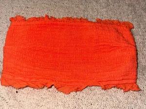 Free people orange bralette thumbnail 1
