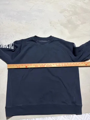 Fabletics Black Sweatshirt with White Sleeve Logo XXL thumbnail 3