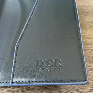 Dior Beauty Navy Leather Passport Holder NEW thumbnail 4
