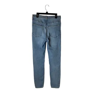 J Crew Jeans Women 27 Blue Denim Light Wash High Rise‎ Skinny Retro Preppy thumbnail 3