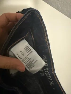 American Eagle Dark Denim Mini Skirt thumbnail 4