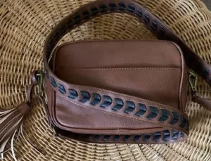 CARLOS by Carlos Santana Women's Libra Camera Bag Whiskey/Stitch Handbag thumbnail 4