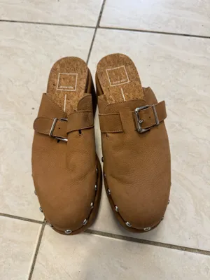 DV by Dolce Vita cognac Nubuck clog mules thumbnail 2