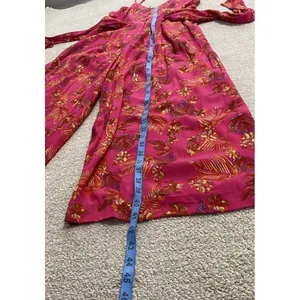 Free People Hot Tropics Jumpsuit Pink Orange Size 2 thumbnail 16