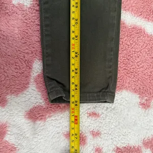 SP Black Label Olive Green Skinny Jeans Size 25 USA Made Stretch Y2K Indie Pants thumbnail 2