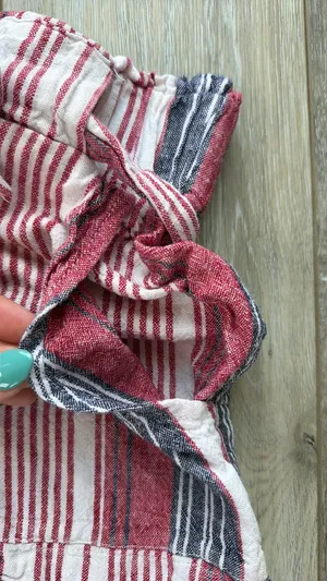 Indigo Rein Stripped multicolor shorts with tie thumbnail 2