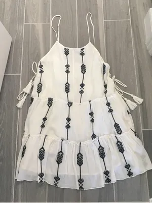 Zara by Trafaluc mini boho dress size M thumbnail 5