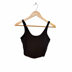 Lululemon Align Tank Black Nulu Cropped Shelf Bra Top Size 6 thumbnail 3