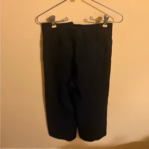 Anthropologie Maeve Colette Ponte Crop Wide-Leg Black Pants thumbnail 6