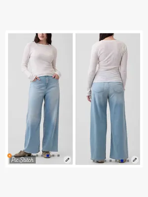Gap High Rise Wide Leg Sweatpant Jeans thumbnail 2