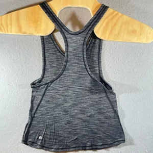 136 | Lululemon Racerback Space Dye Athletic Tank Top Gray‎ Womens 4 thumbnail 2