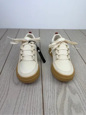 Sorel Women's Out N About IV Low Women's Waterproof Sneaker 7.5 Honey White $100 thumbnail 2