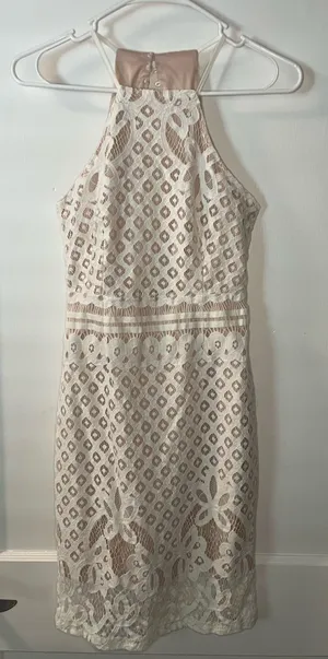Lulus lace dress thumbnail 1