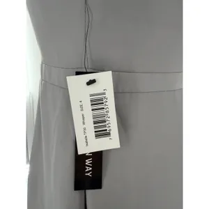 Weddingtown Way Isabelle Gray Halter Maxi Gown Dress Sz 4 Bridesmaid thumbnail 4