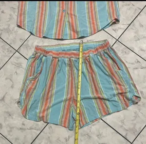 Matilda Jane Womens 2 Pc Set Pastel Colors Short Sleeve T-Shirt & Shorts XS thumbnail 3