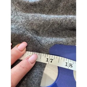 Charter Club 100% Cashmere Turtleneck Sweater Grey Womens Size S Preppy‎ luxury thumbnail 5
