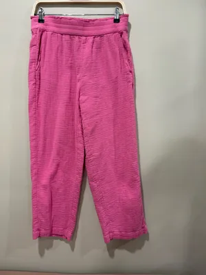 The Loft Pink cotton pants thumbnail 3