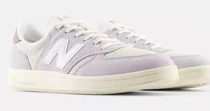 New Balance CT500GC Sneaker Women's 8 Lavender Cream Retro Court Suede Low Top thumbnail 1