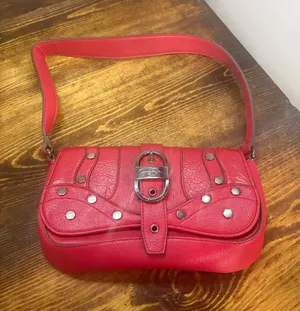 Jessica Simpson red shoulder bag thumbnail 1