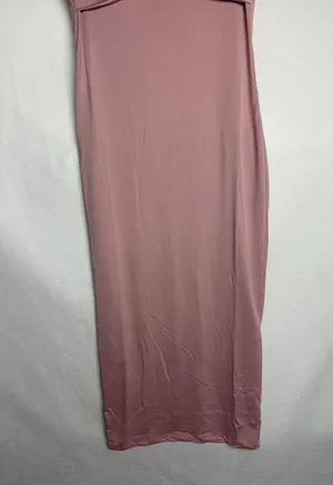 Mauve Midi Dress Pink Size M thumbnail 9