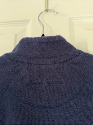 Tommy Bahama Navy Blue Full Zip Sweatshirt Size Small thumbnail 8