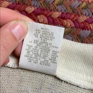 Vintage Gold Glitter Cardigan Button Up Sweater thumbnail 3