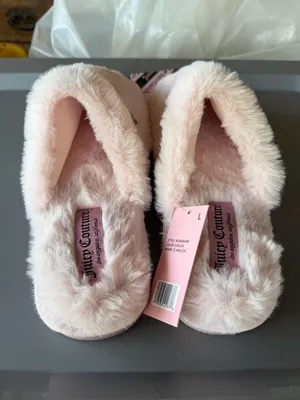 Juicy Couture NEW Women’s Kaelith Blush Faux Fur Slipper Size L (9-10) thumbnail 9