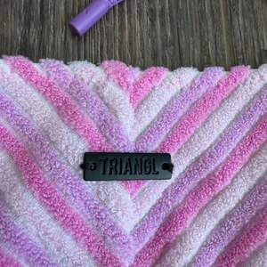 Triangl Swimwear Vinca Lotus Pink Stripe Terry Toweling Bikini Set Size Small thumbnail 7