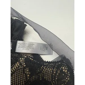 Victoria's Secret X Chantal Thomass Vintage Garter Teddy Lace Lingerie 34C Black thumbnail 12