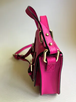 Kate Spade Essex Scout Mini Crossbody Hot Pink Saffiano Leather NWOT thumbnail 4