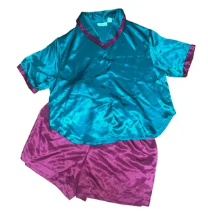 Inner most Satin Pajama Shorts Set thumbnail 1