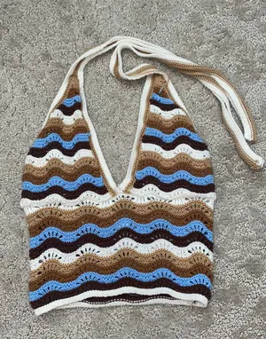 Hollister Halter Neck Knit Top thumbnail 1