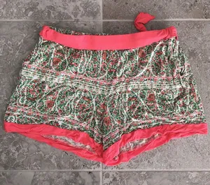 Echo Pajama Shorts Sleepwear Belted Floral Size XL thumbnail 4