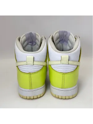 Women's Nike Dunk High Sneakers Size 9.5 White Yellow Pink Purple DD1869-108 thumbnail 3