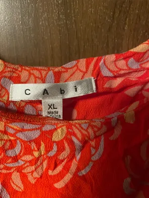 CAbi Coral Floral Scoop-Neck Camisole with Adjustable Straps thumbnail 2