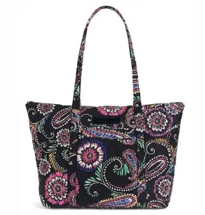 Vera Bradley Glenna Bandana Swirl Quilted Shoulder Bag Purse Tote thumbnail 1