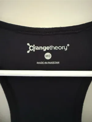 Orangetheory 2025 Hell Week Womens Medium Black Racerback Workout Tank thumbnail 5