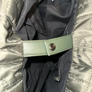 Wild Fable Olive Quilted Puffy Tote Bag thumbnail 8