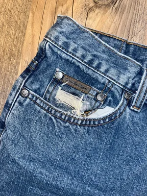 Calvin Klein Distressed Vintage Jean Shorts thumbnail 2