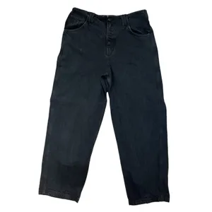Free People Maryel Mid-Rise Boyfriend Jeans in Blue Black Wash Size 31 Boho Fall thumbnail 4