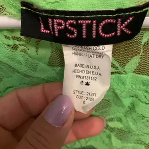 Lace Crop Top Green thumbnail 2