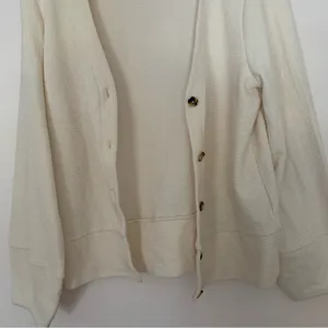 Madewell Pieced-Sleeve Cardigan thumbnail 3