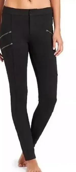 Athleta Black Pants Women’s Size 6 Stretch Zip Pocket Activewear thumbnail 1