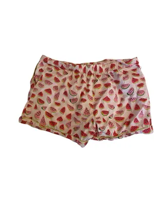 Mahogany Watermelon 100% Cotton Short Pajama Set pjs vacation whimsy novelty thumbnail 10