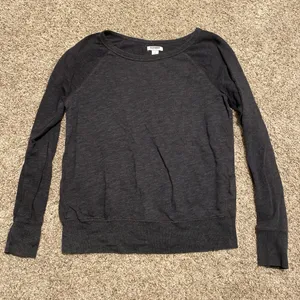 Gray Long Sleeve lightweight sweatshirt thumbnail 1