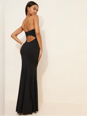 Katie May Raven Strapless Evening Gown thumbnail 3